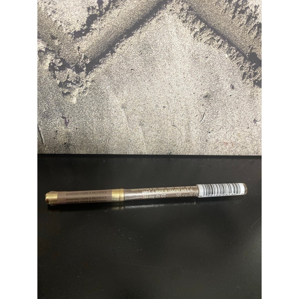 Max Factor Eyeliner Designer Shadow‎ Liner Pencil DUO Color 604 Iced Ginger Mink